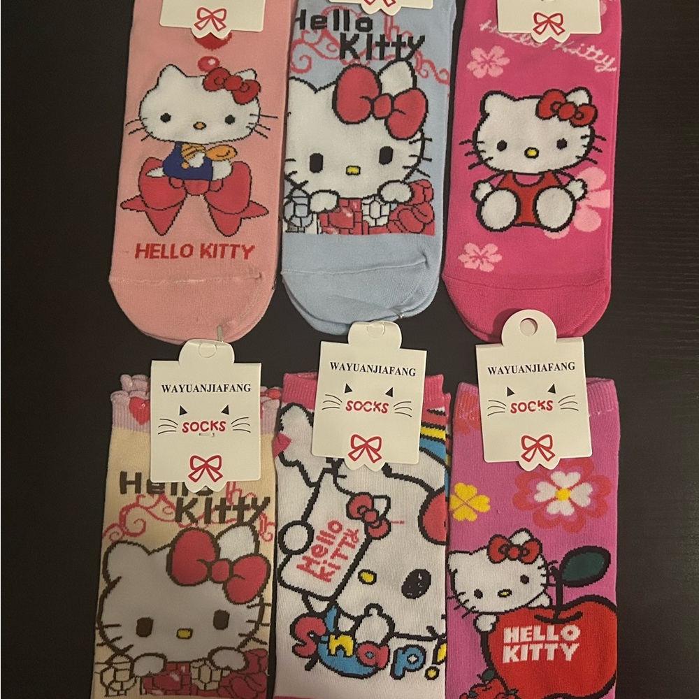 Hello Kitty Kids Socks Set - Multicolor